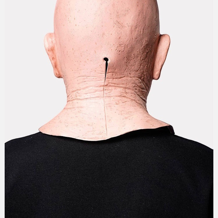 Realistic Elderly Man Halloween Mask view 4