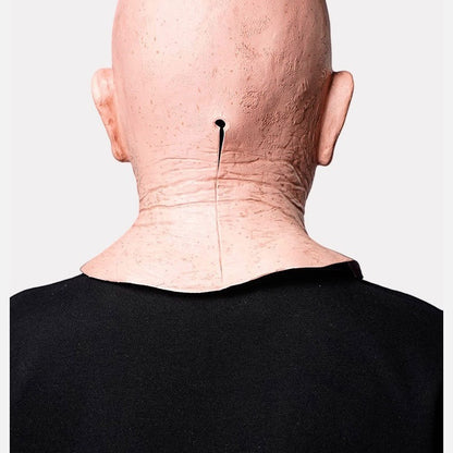 Realistic Elderly Man Halloween Mask view 4