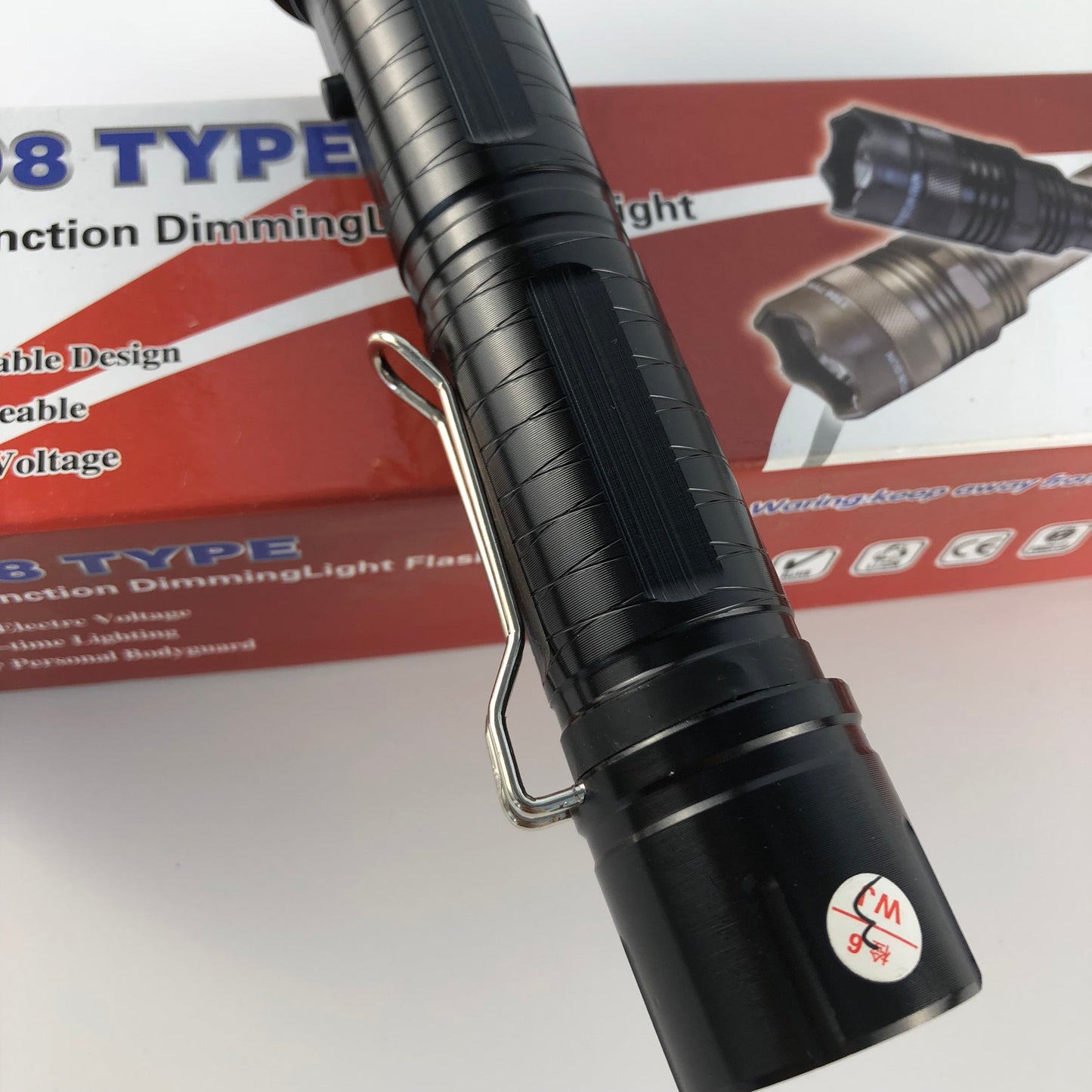 Portable Electric Shock Function Rechargeable With LED Flashlight