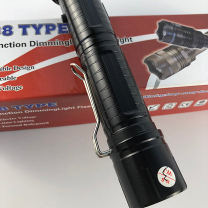 Portable Electric Shock Function Rechargeable With LED Flashlight