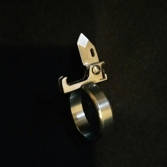 Folding Brass Knuckle Knife