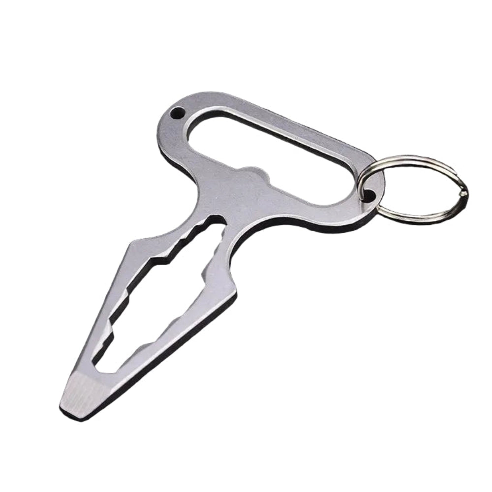 Stainless Steel EDC Keychain Multi Tool | Can Opener & Pry Tool ...
