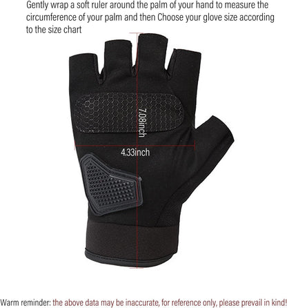 Half Finger Steel Knuckles Gloves