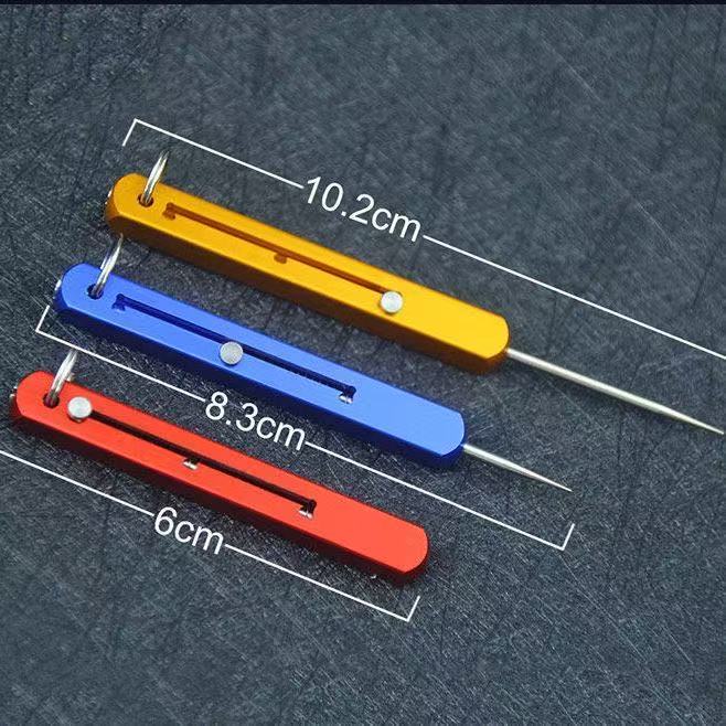 Keychain pocket toothpick size and color comparison