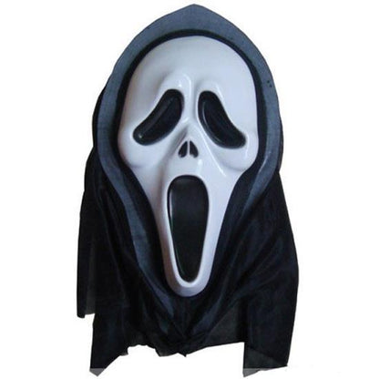 Screaming ghost costume mask