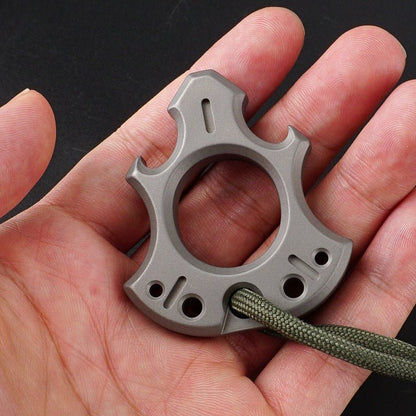 Titanium Alloy Wasteland Style One Finger Knuckle Duster