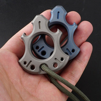 Titanium Alloy Wasteland Style One Finger Knuckle Duster