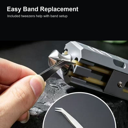 Rapid Spin Outdoor Slingshot band replacement detail