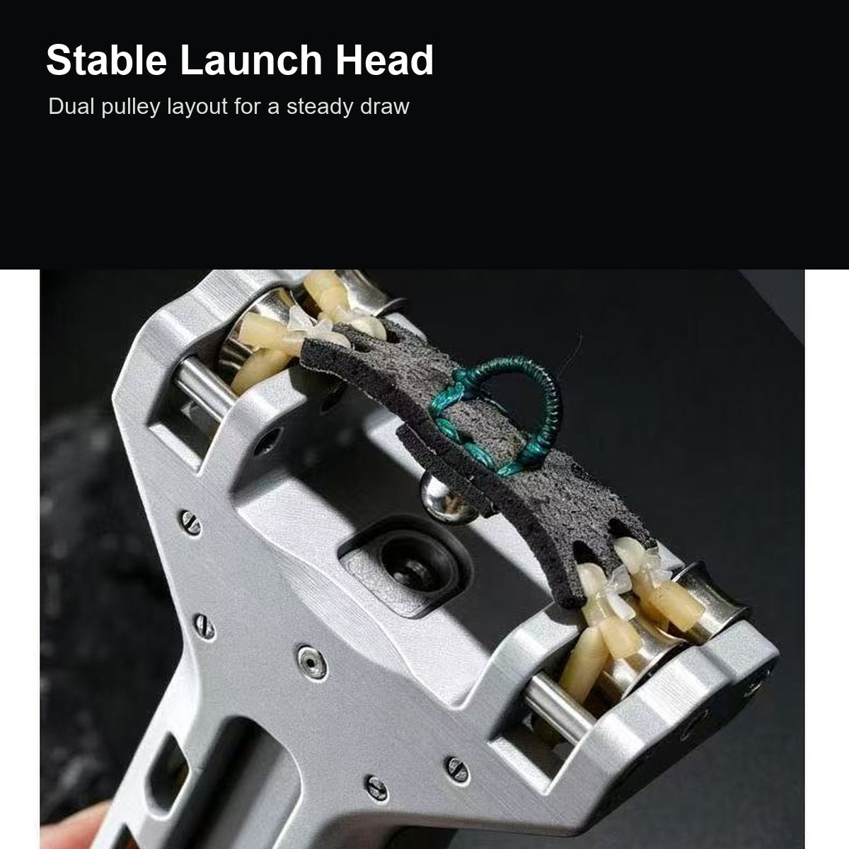 Rapid Spin Outdoor Slingshot stable launch head