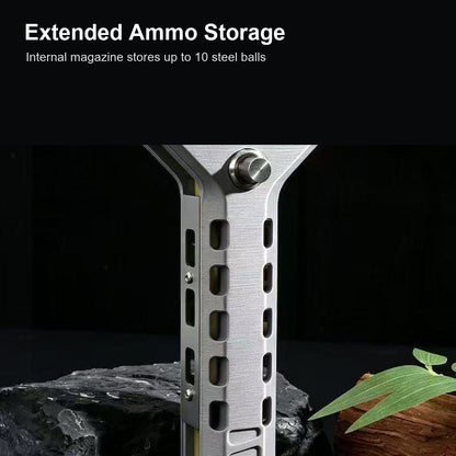 Rapid Spin Outdoor Slingshot extended ammo storage
