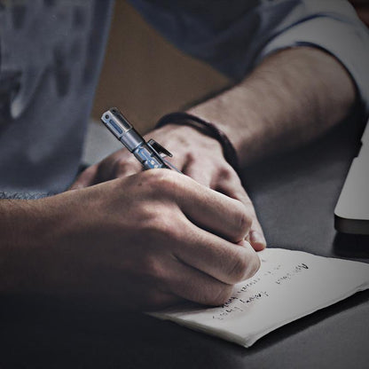 Samurai Armor Tactical Pen Flashlight