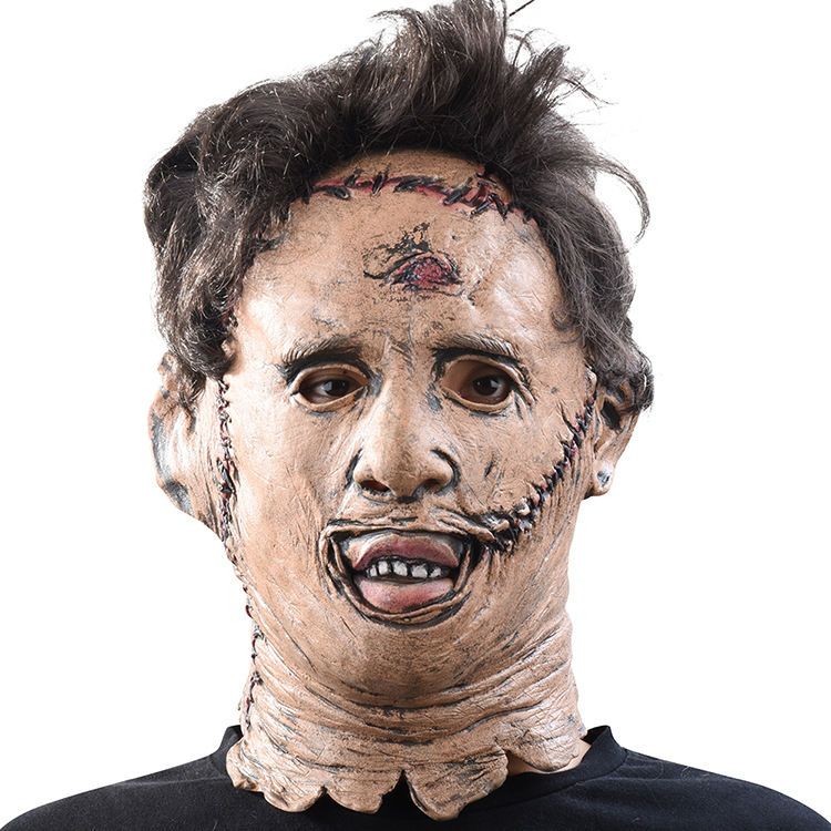 Scarred Butcher Horror Full-Head Mask view 1