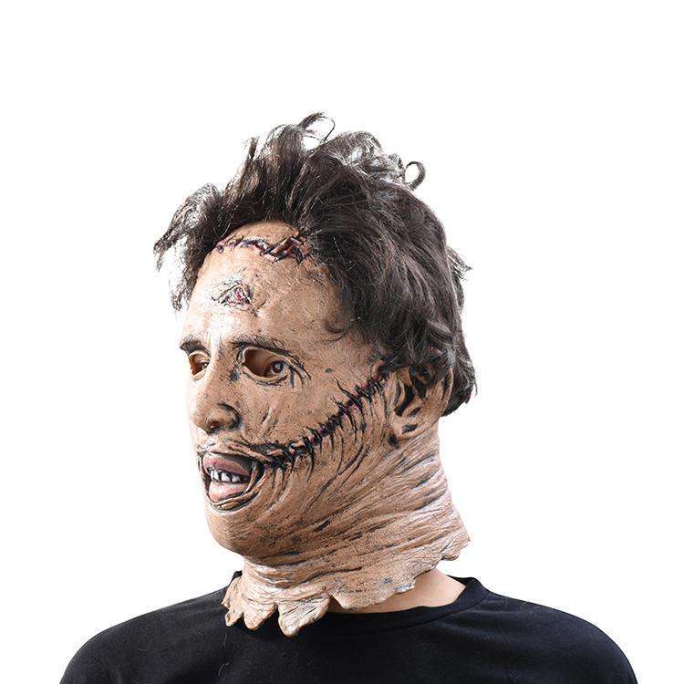 Scarred Butcher Horror Full-Head Mask view 2