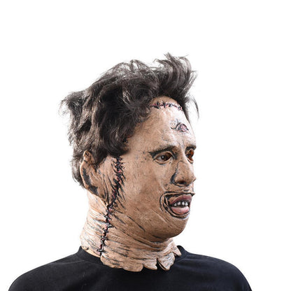 Scarred Butcher Horror Full-Head Mask view 3