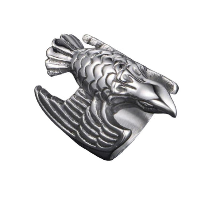 Eagle Head Self Defense Ring – 316L Stainless Steel Safety Jewelry