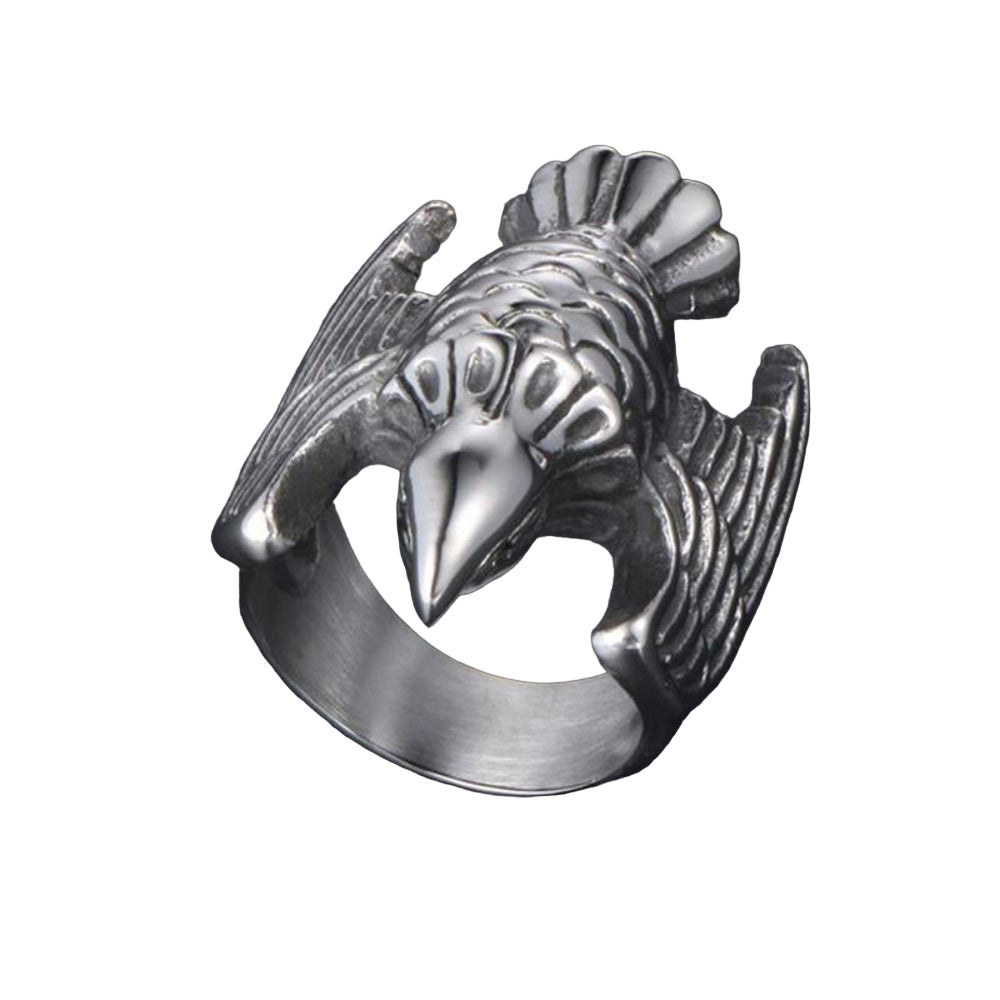 Eagle Head Self Defense Ring – 316L Stainless Steel Safety Jewelry