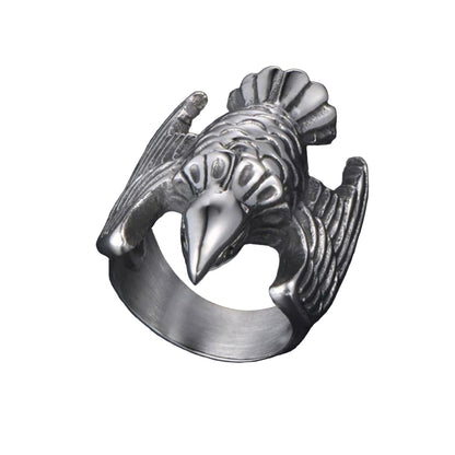 Eagle Head Self Defense Ring – 316L Stainless Steel Safety Jewelry