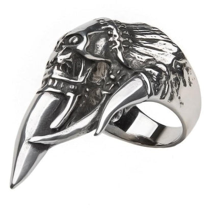 Skull & Claw Stainless Steel Self Defense Rin