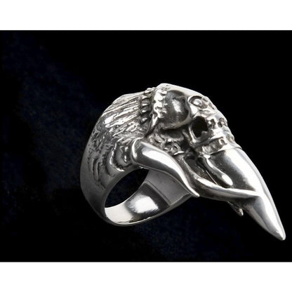 Skull & Claw Stainless Steel Self Defense Rin