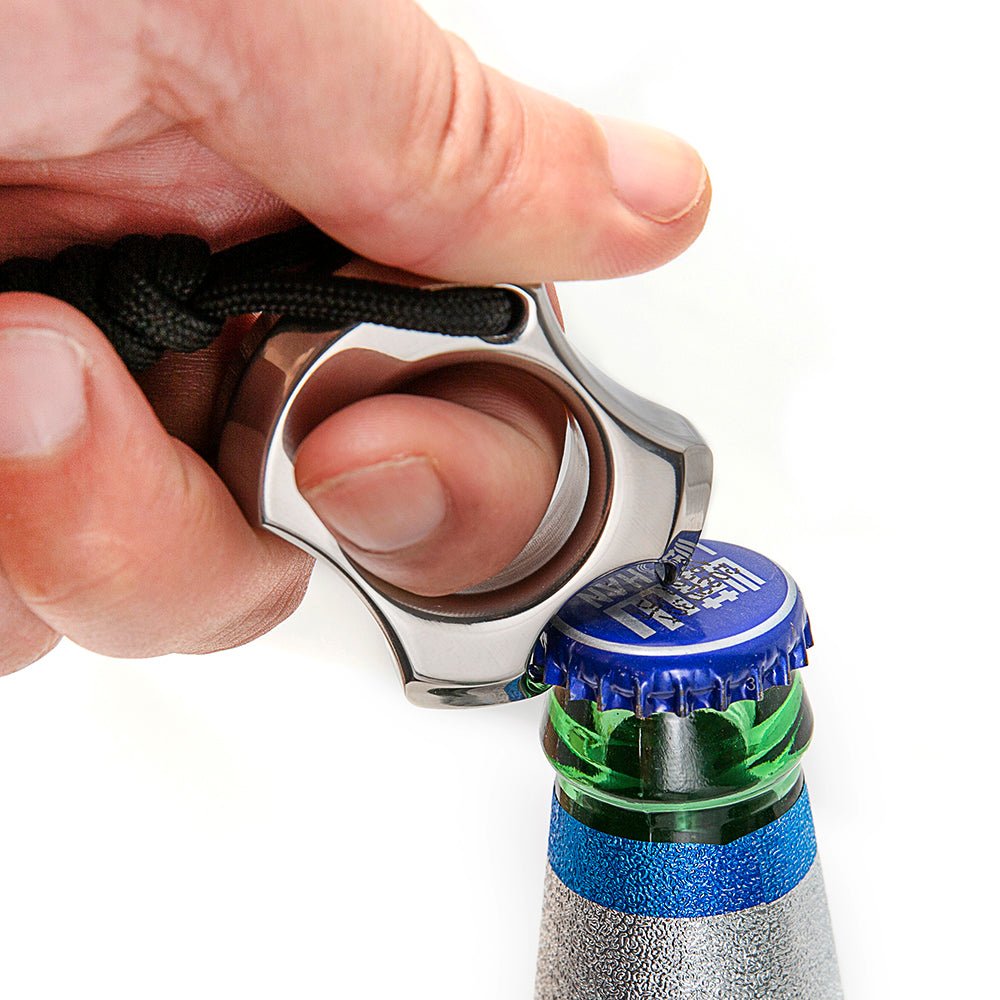 TC21 Titanium Self Defense Ring Bottle Opener