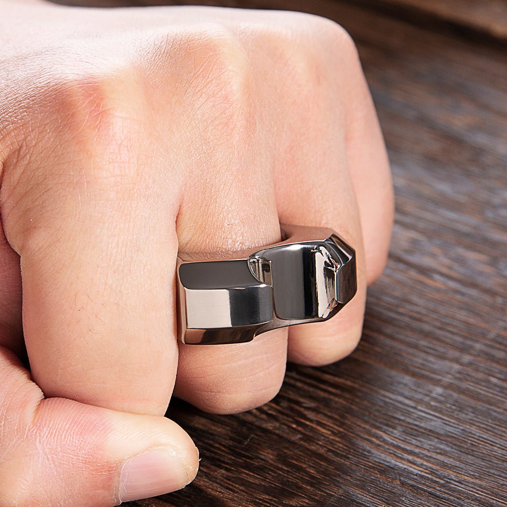 TC21 Titanium Self Defense Ring Bottle Opener