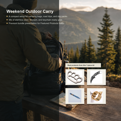Work Bag EDC Kit outdoor carry use scene